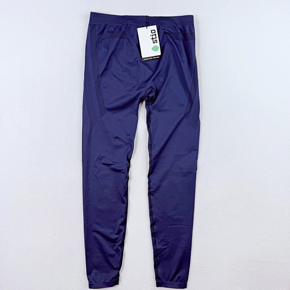 Stio Basis Seamless Tight Mens XL Navy Blue Performance Base Layer 200065 NEW